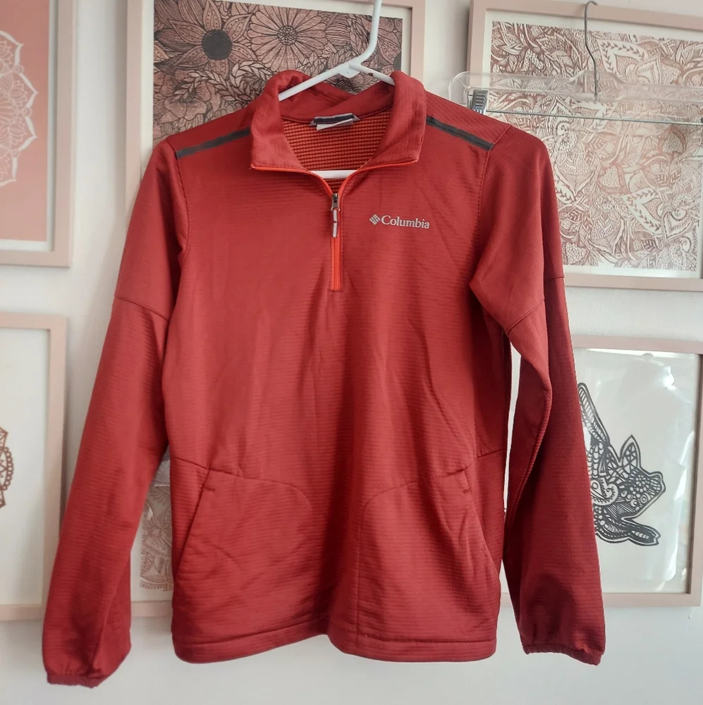 Columbia youth quarter zip, large